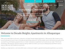 Tablet Screenshot of dorado-apartments.com